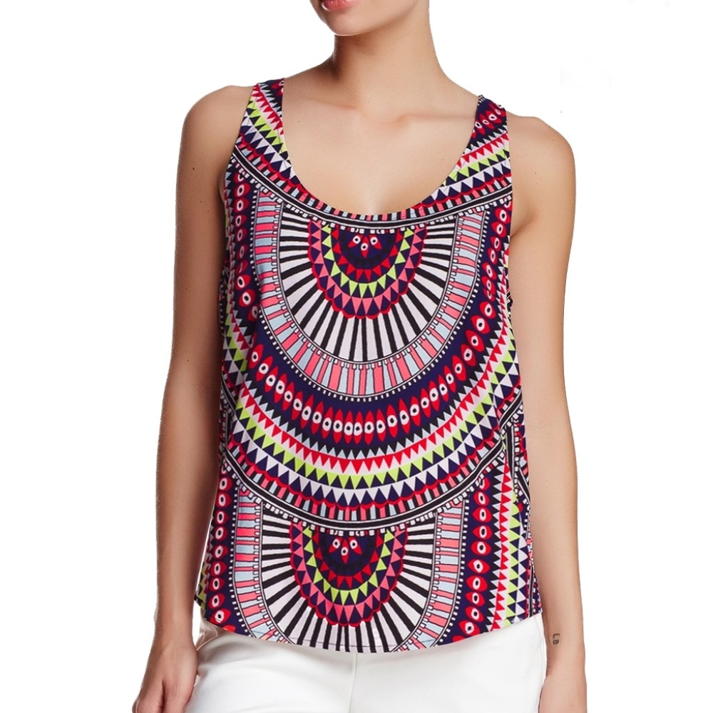 Mara Hoffman Printed Racerback Tank - XS